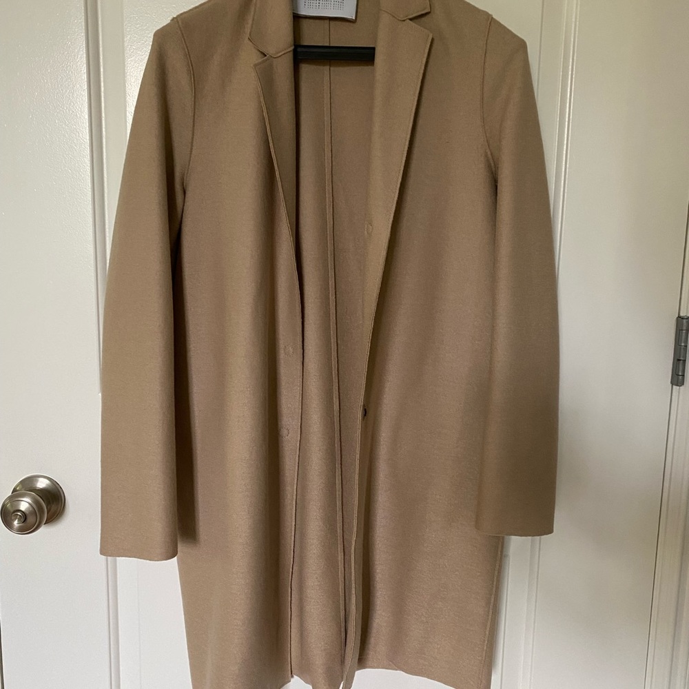 Harris Wharf London Pressed Wool Cocoon Coat